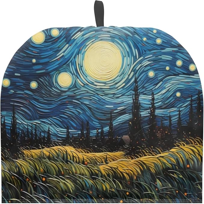 Generic Hudotybom Starry Sky Tea Cozy for Teapot Insulated Large Teapot Cover to Keep Warm Tea Kettle Cover Machine Washable Coffee Pot Cloth Covers Kitchen Home Decorations, CZA49