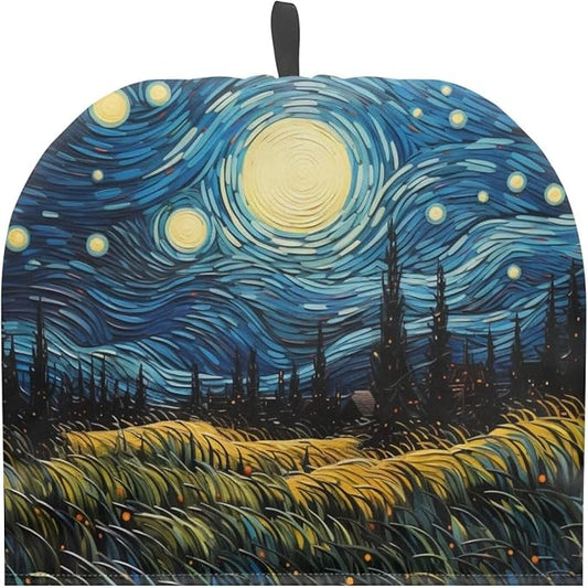Generic Hudotybom Starry Sky Tea Cozy for Teapot Insulated Large Teapot Cover to Keep Warm Tea Kettle Cover Machine Washable Coffee Pot Cloth Covers Kitchen Home Decorations, CZA49