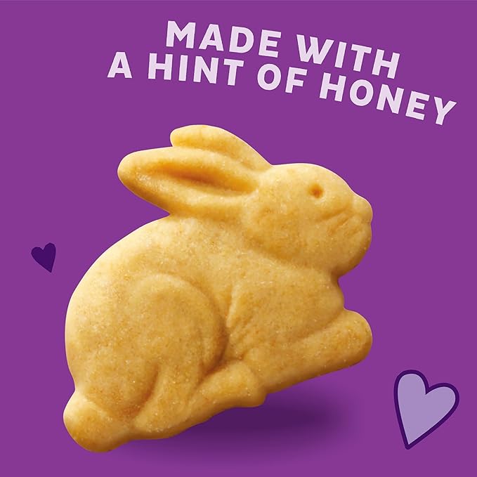 Annie's Organic Baked Bunny Graham Snacks, Easter Treats, Honey, 7.5 oz (Pack of 12)