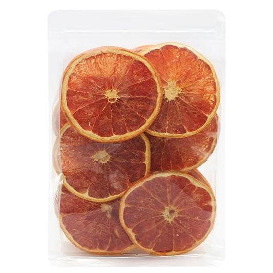 iGAOZM Dehydrated Dried Grapefruit Slices Wheels ,3.52oz/100g,100%Natural,No Additives &No Sugar Added,Dehydrated Dry Grapefruit Garnish For Cocktails,Drinks,Cakes Decoration,Crafts & Baking