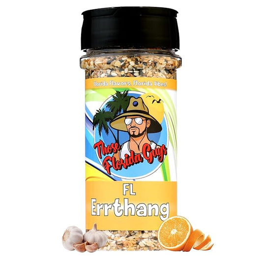 Errthang Seasoning - Savory & Smoky Florida Blend With Aromatics, Seeds, & Orange Peel, 130g - Perfect Food Seasonings and Spices for Pork, Fish, Veggies, Bread & More
