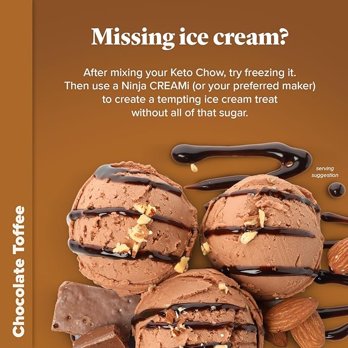 KETO CHOW CHOCOLATE TOFFEE - 1 MEAL PACK