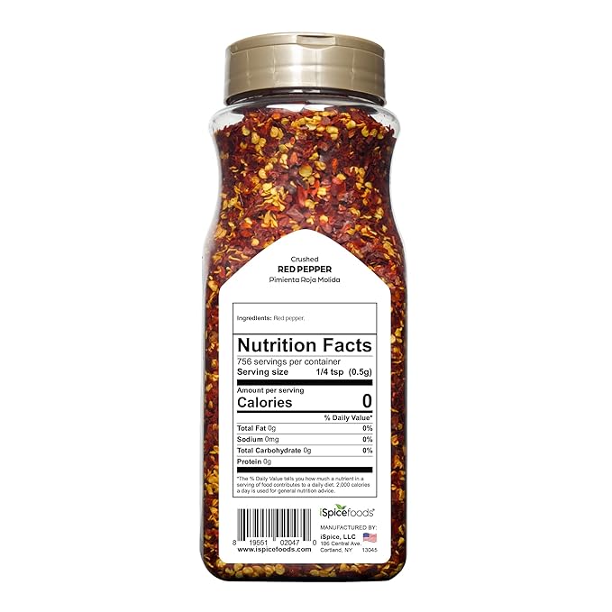 iSpice CRUSHED RED CHILI PEPPER Variation | Pure and Fresh | Essential Kitchen Spice