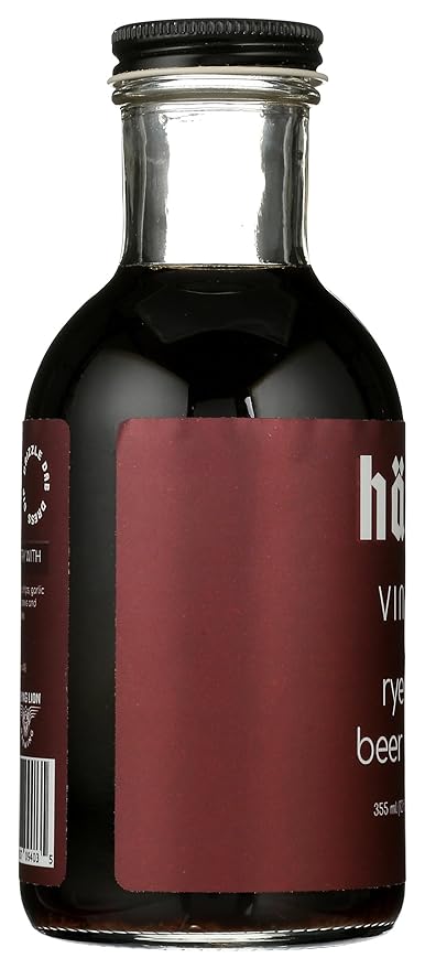 Haxan Ferments Rye Stout Beer Vinegar ??Crafted with American Rye Stout from Flying Lion Brewery ??Rich, Nutty Flavor for BBQ Sauce, Fish & Chips, Roasted Potatoes, Stews, and Salad Dressings ??100% Natural