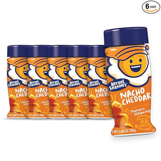 Kernel Season's Popcorn Seasoning, Nacho Cheddar, 2.85 Ounce (Pack of 6)