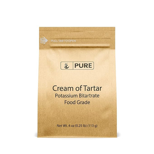 Pure Original Ingredients Cream of Tartar (4 oz) Pure & Natural, Baking & Cleaning, DIY Bath Bombs & More, Eco-Friendly Packaging