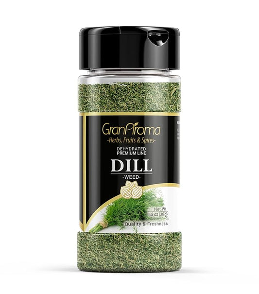 GranAroma Dill Weed, 1.3 oz, Garnish, Light Taste, Pickling