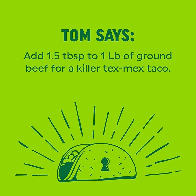 Fire & Smoke Society Taco Secret Taco Seasoning Mix | XLarge Bottle | Fajita Seasoning Mix, Carnitas, Meat, Mexican Spice Blend | MSG Free, Gluten Free, Non-GMO | 9.2 oz
