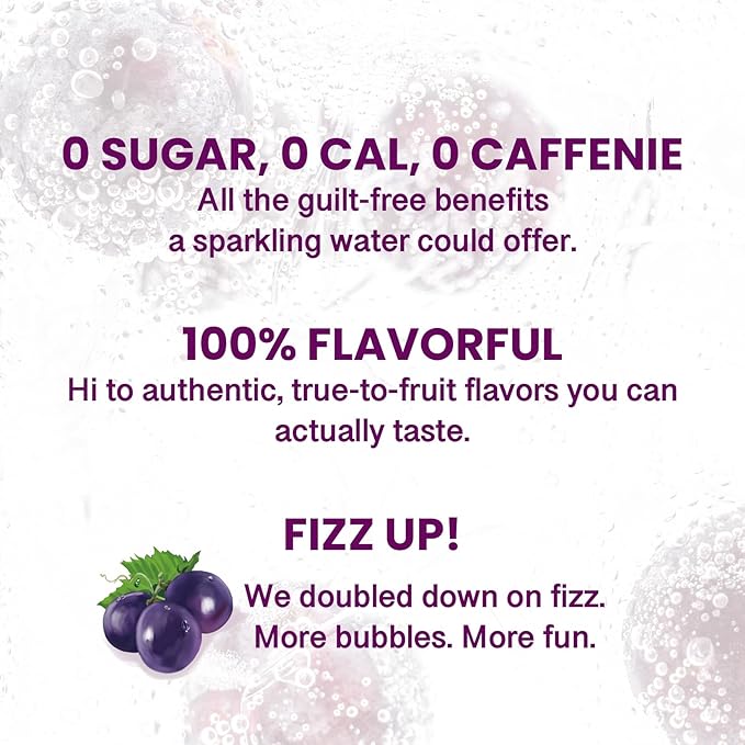CHI FOREST Sparkling Water Beverage, Peach & Grape drinks, Zero Sugar or Artificial Flavor, 11.16 fl oz Cans (Pack of 12)