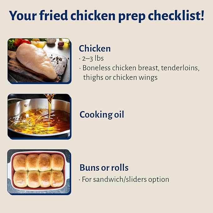 Calhoun Bend Mill Nashville Hot Style Crispy Fry Mix | Spicy Southern Seasoning for Perfect Hot Chicken Tenders and Sandwiches | Fiery Flavor | Ideal for Air Fryer or Deep Fryer - 8 Oz (Pack of 1)