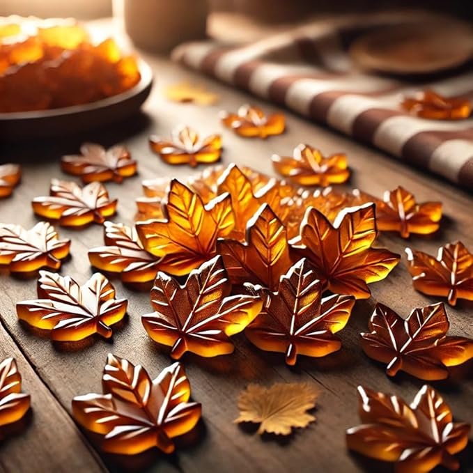 Real Maple Syrup Leaf Drop Candy -Maple Drop Hard Candy- 5oz Bag Maple Syrup Candies - Maple Sugar Candy- Maple Syrup Candy- Maple Leaf Candy -Maple Hard Candy- Maple Candy From Vermont - Pure Maple Flavor Candy