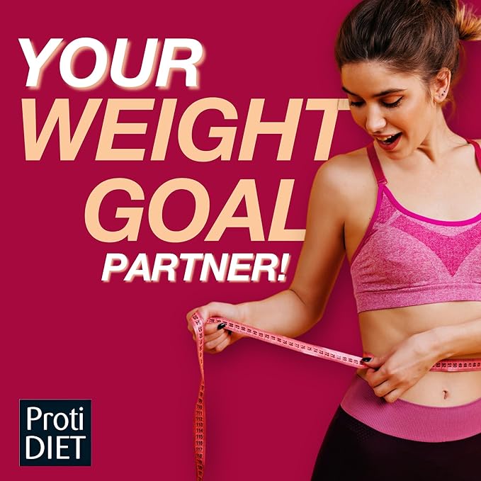 ProtiDIET Naturally Flavored Protein Pancake Mix - Low Fat High Protein Snacks - Nutrient-Rich Pancakes for Breakfast - Perfect On-the-Go Pancakes - 7 Pancake Mix Packets Per Box