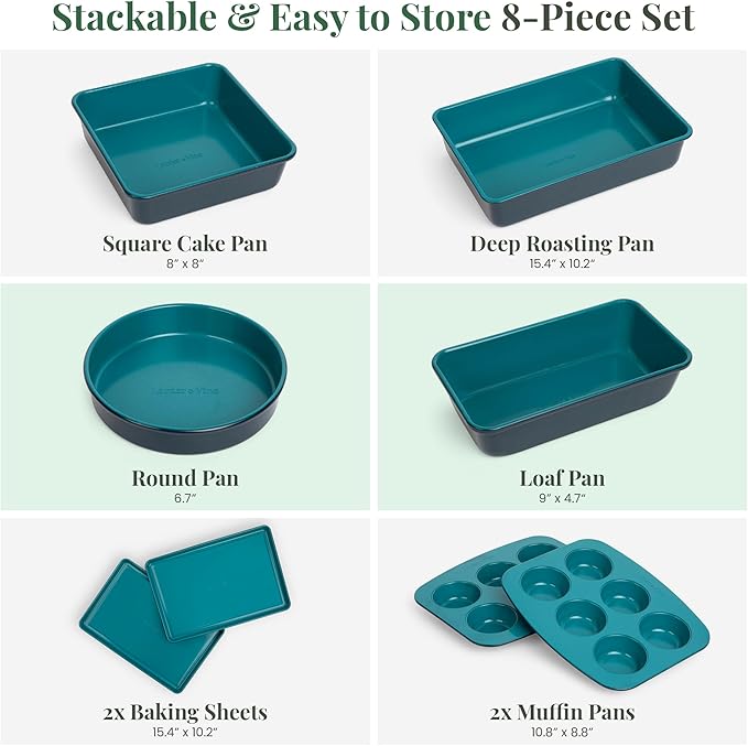 Larder & Vine 24 Piece Set (Bondi) | Bakeware Set, Utensil Set, and Trivets