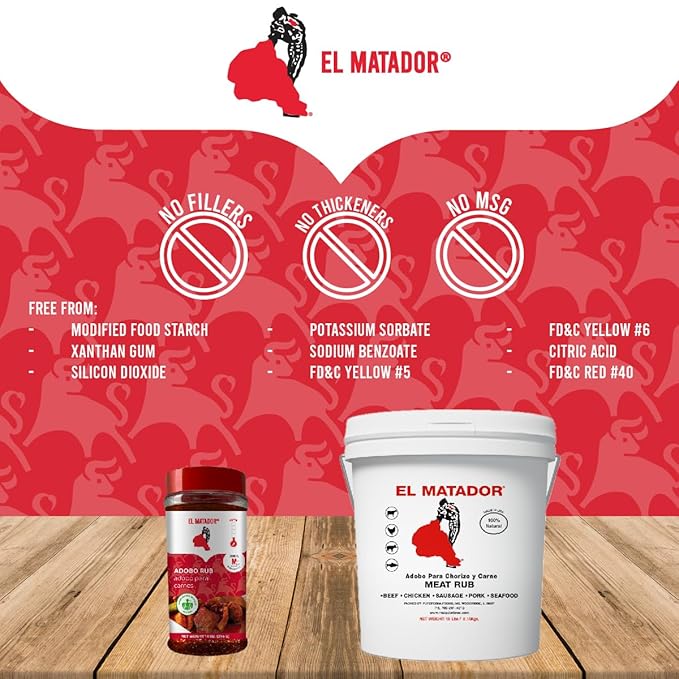 El Matador Adobo Para Carnes, Meat Rub Paste, 14 Oz.