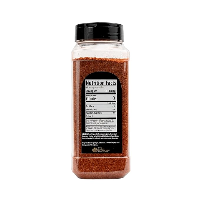 GranAroma Carne Seasoning, Authentic Spice Blend, Delicious Taste, Dry Rubs & Meat Dishes (1.5 Pound)