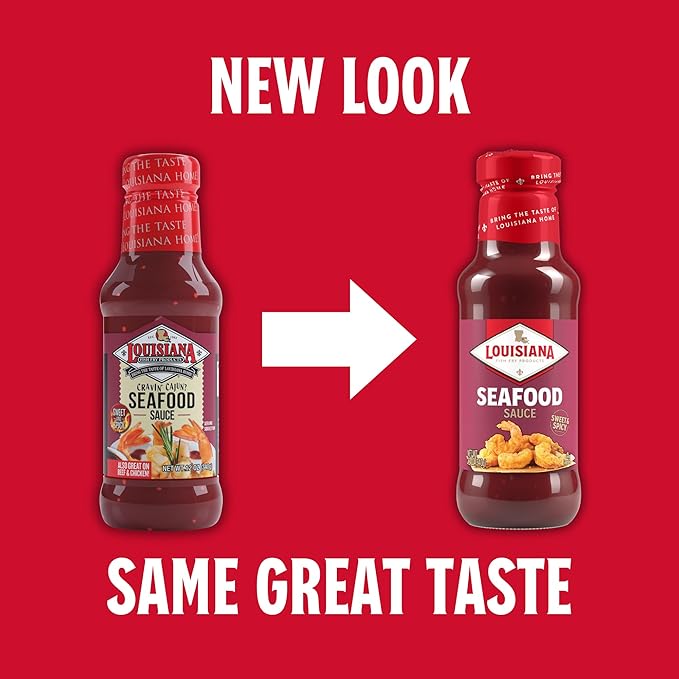 Louisiana Fish Fry Seafood Sauce - Sweet, Spicy, and Versatile 12oz (Pack of 1)