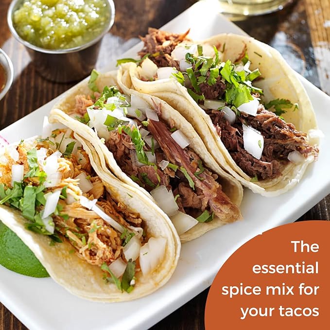 Organic Taco Seasoning – Bold & Authentic Flavor| All-Natural, Gluten-Free & Non-GMO | Perfect for Tacos, Fajitas, Burritos, and Tex-Mex Dishes (24 oz. Large Bulk Pack)