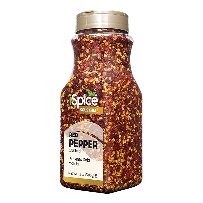 iSpice CRUSHED RED CHILI PEPPER Variation | Pure and Fresh | Essential Kitchen Spice