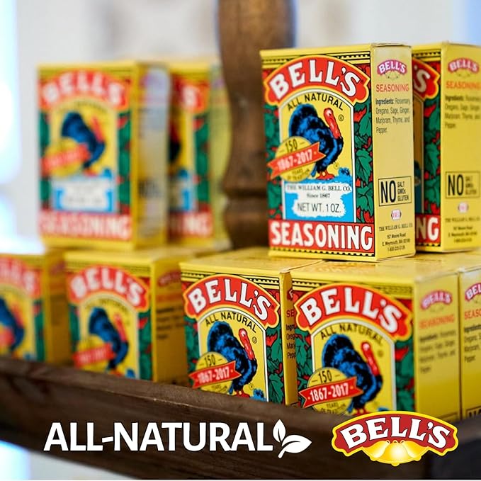 Bell's All Natural Seasoning ??1 oz Box ??Classic Salt-Free Poultry Blend ??Gluten-Free, Kosher, Non-GMO (Pack of 4)