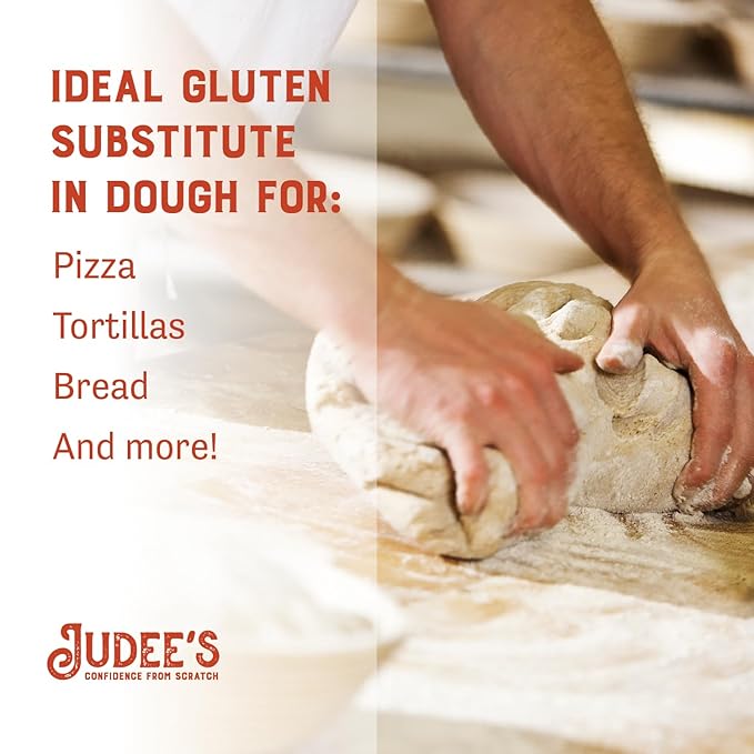 Judee's Gluten Free Xanthan Gum - 20 oz - Baking Supplies - Delicious and 100% Gluten-Free - Great for Keto Syrups, Soups, and Sauces - Enhances Texture and Thickens Dough and Baked Goods