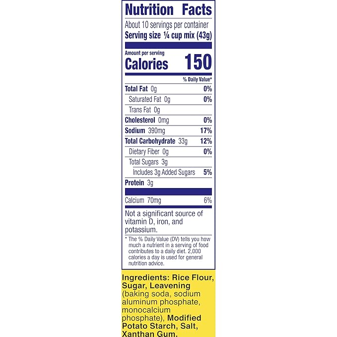 Betty Crocker Bisquick, Gluten Free Pancake and Baking Mix, 16 oz (Pack of 6)
