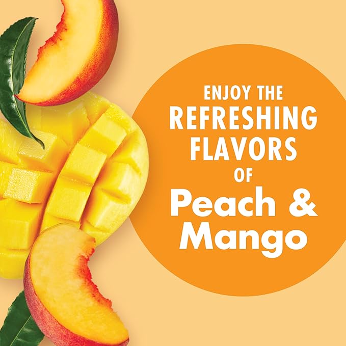 V8 Energy Peach Mango and Orange Pineapple Energy Drinks, 8 fl oz Can (24 Pack)