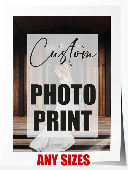 Custom Poster Print ??Personalized Photo or Artwork on Premium Paper ??High-Resolution Wall Art Gift for Family, Pets, or Couples Portrait ??Ships from USA (Unframed)