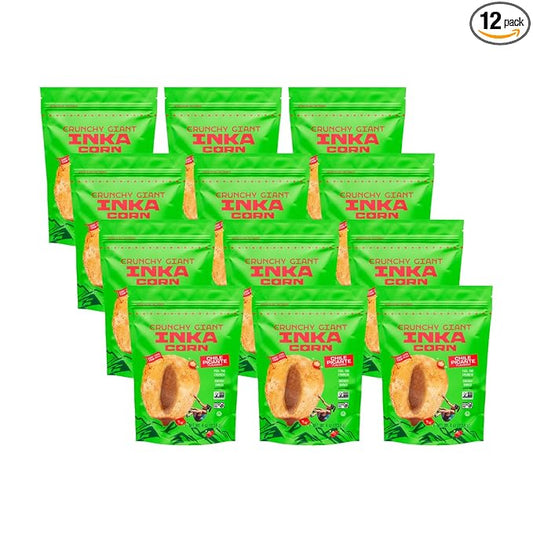 Inka Corn Giant Corn Chile Picante Doy Pack, 4 Ounce (Pack of 12)