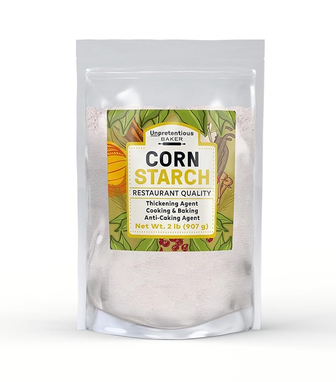 Unpretentious Corn Starch, 2 lb, Thickening Agent, For Bulk Baking & Cleaning Use