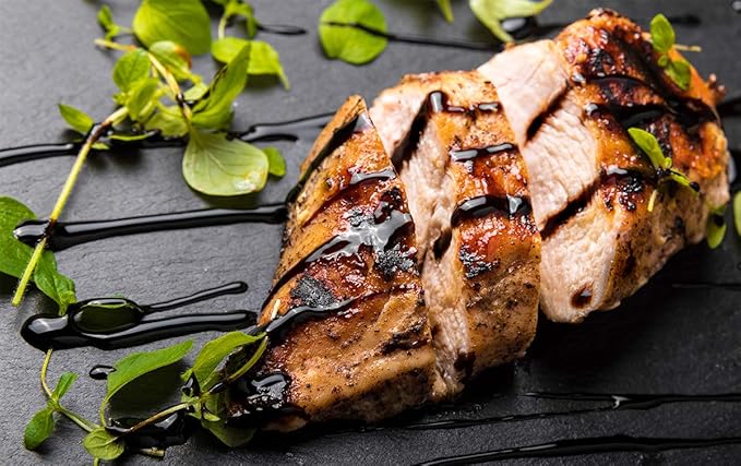 Blazing Bella Fig Balsamic Vinegar (16.9 Fl Oz - 500ML) Made with Premium Italian Aged Balsamic - Perfect for Tomato Basil Mozzarella Caprese Salad