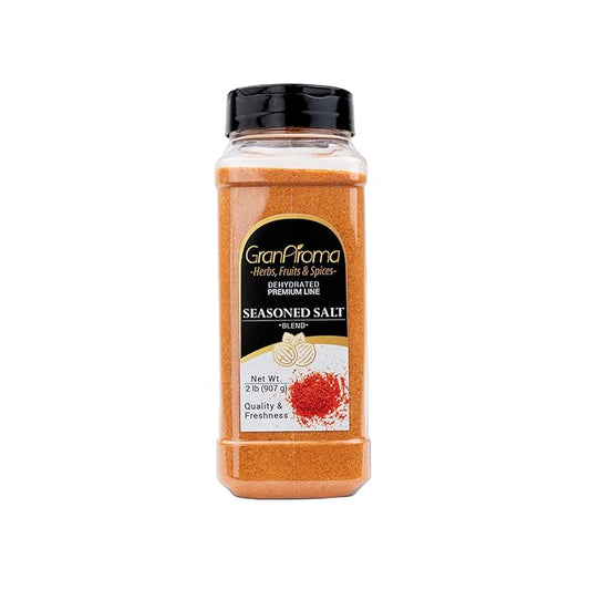 GranAroma Seasoned Salt, Savory Blend, Seasoning for Grilled Meats, Roasted Vegetables, and Soups (32 Ounce)