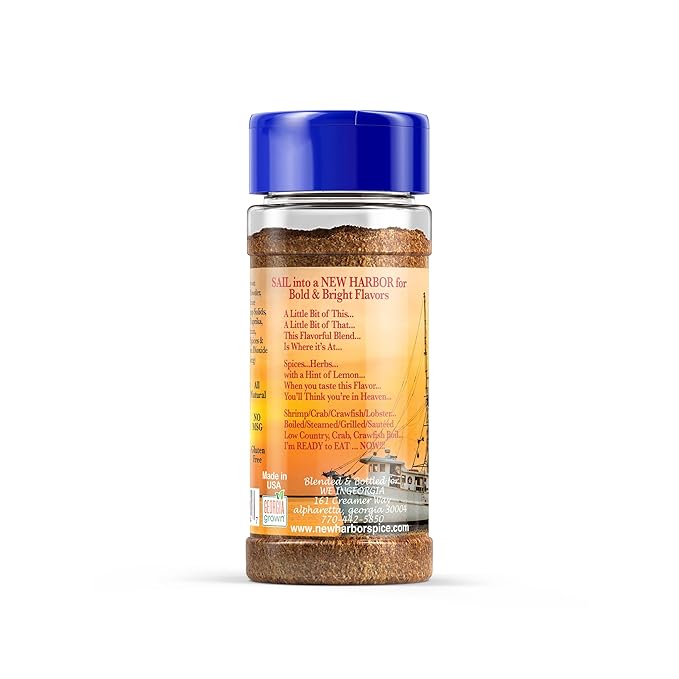 New Harbor Seasoning - Shrimp & Crab | All Natural Seasoning | Perfect for Seafood Boils | Made in America |