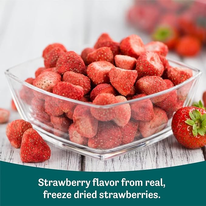 Judee's Gluten Free Complete Strawberry Meringue Powder Mix 11.4 oz - Just Add Water - Make Meringue, Cookies, Pies, Frosting, and Royal Icing - Great for Baking - No Preservative and Nut-Free