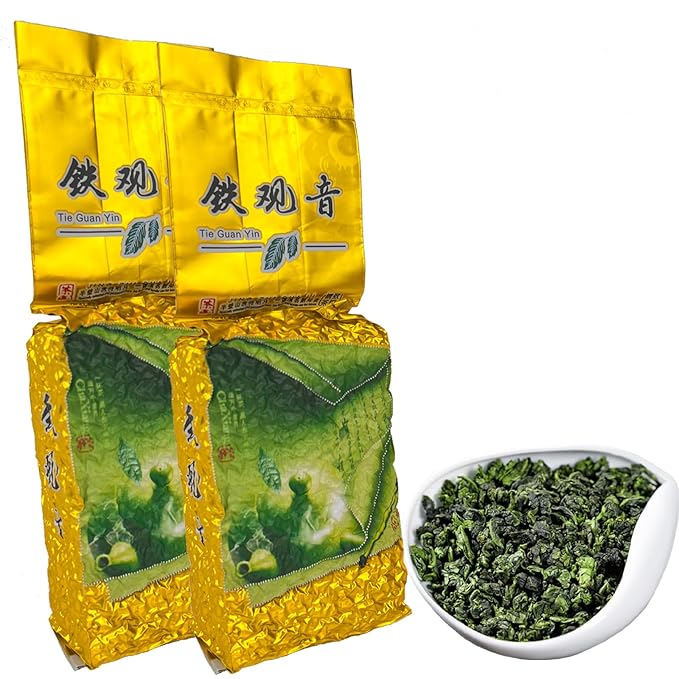 MOORCHOCO TieGuanYin Oolong Tea Loose Leaf, Iron Goddess of Mercy, 17.63 oz-500g, From Anxi Fujian (?¿뚪??ê³?­†??00g)