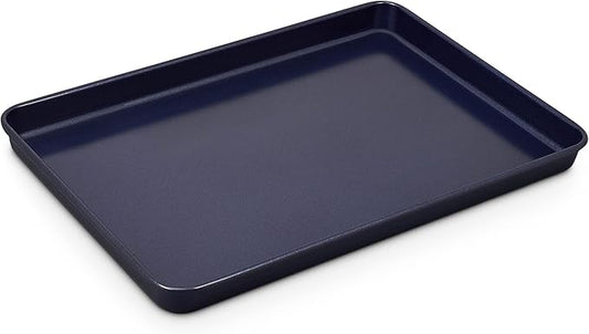 Zyliss E980191 Non-Stick Baking Tray | Carbon Steel | Dark Blue | Baking Tin/Bakeware/Roasting | Dishwasher Safe | 5 Year Guarantee