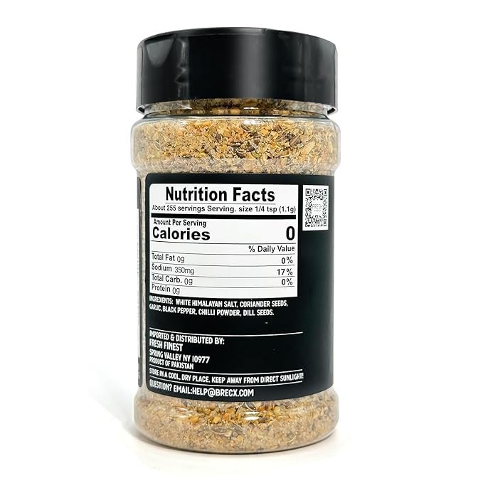 Fresh Finest Steak Seasoning - 9.87oz (280g) - Savory, Authentic, Kosher, All-Natural, Non-GMO