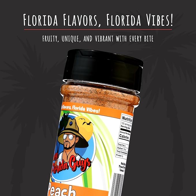 Peach Therapy Seasoning and Rub, 150g - Unique Blend of Sweet Peach, Floral Habanero & Savory Spice - Perfect Grilling & Smoke Seasoning for Pork, Chicken, Fish, Lamb, Fruit & More