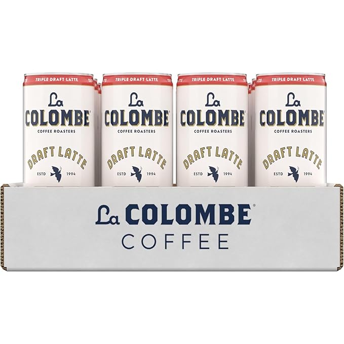 La Colombe Coffee, Triple Draft Latte, 11 fl oz Cans (Pack of 12), Coffeehouse Quality Cold Brew, Specialty Grade Coffee Beans, Ready-to-Drink On-the-Go
