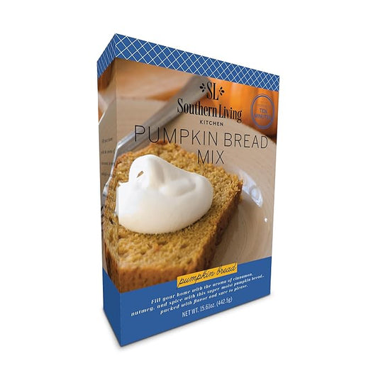 Southern Living Gourmet Pumpkin Bread Mix, Easy-to-Bake Delight, Perfect for Potlucks, Fall Dessert, Pumpkin Bread Mix, 1 Mix