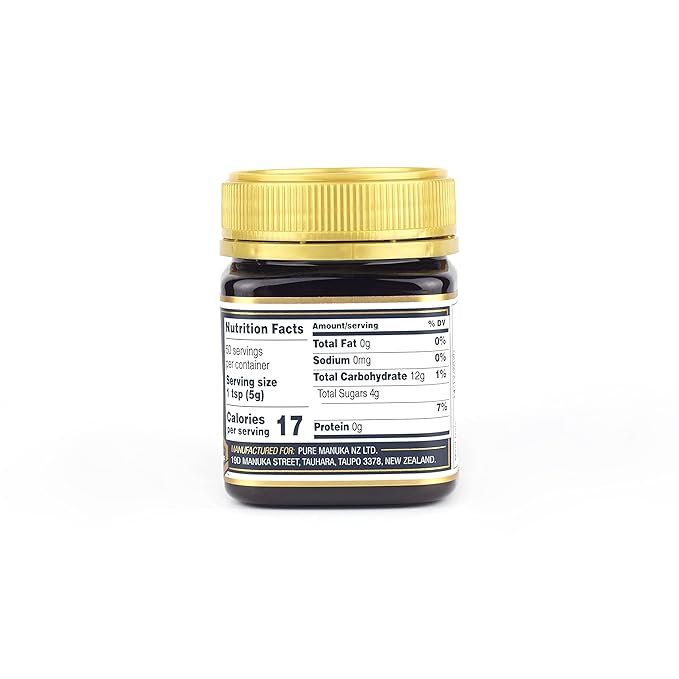 SuperLife Manuka Honey MGO 829+ (UMF 20+) | 100% Raw, Pure & Unpasteurized Monofloral Honey from New Zealand (250g)