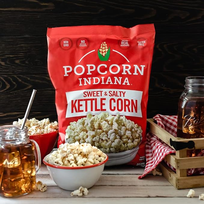 Popcorn Indiana Kettle Corn, 3 Oz (Pack of 6)