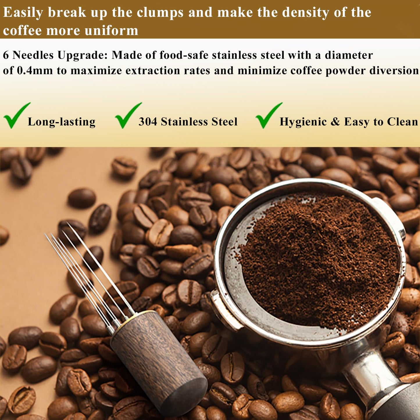 51mm Espresso Tamper Espresso Accessories Kit: Espresso Tamper Set, Coffee Tamper Espresso Tools