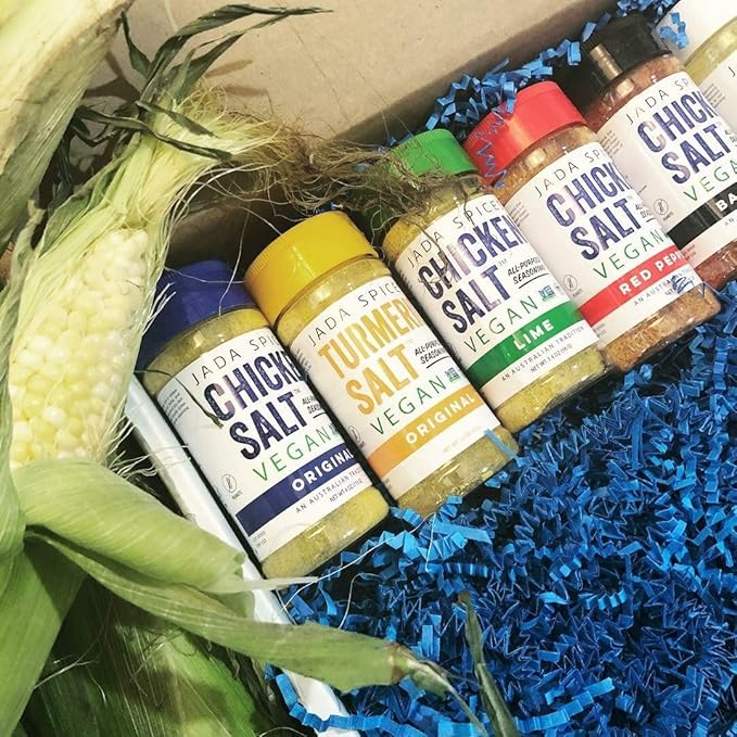 JADA Spices Chicken Salt Spice and Seasoning - Original, Turmeric Salt - Vegan, Keto & Paleo Friendly - Perfect for Cooking, BBQ, Grilling, Rubs, Popcorn and more