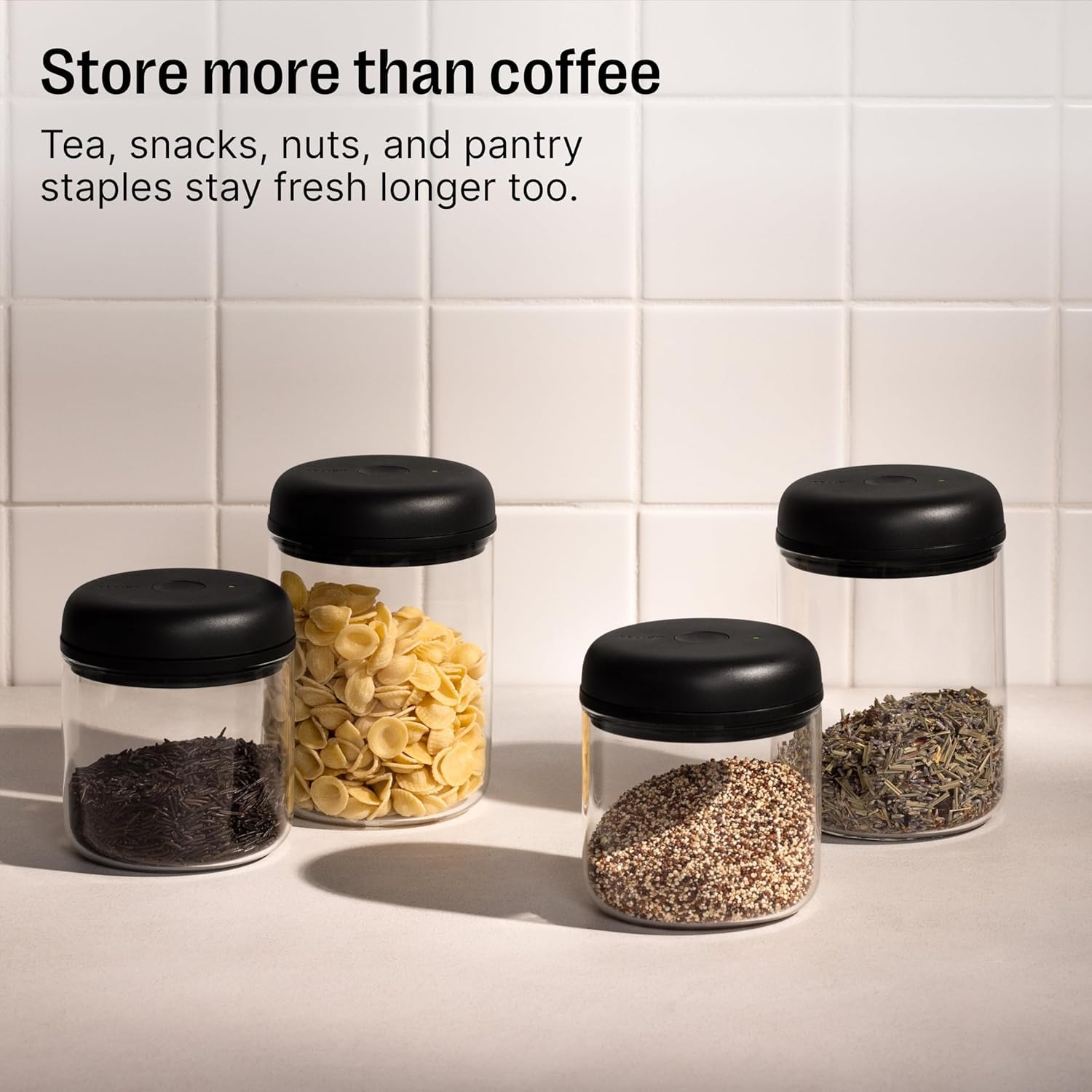 Fellow Atmos Electric Vacuum Canister & Storage Container - Airtight Coffee & Food Storage