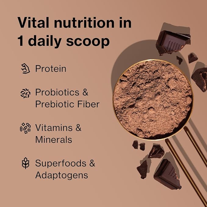 BODi Shakeology Plant-Based Vegan Protein Powder ??Gluten-Free Superfood Shake with Vitamins & Minerals ??Helps Support Healthy Weight Loss & Gut Health, Chocolate, 14 Individual Packets