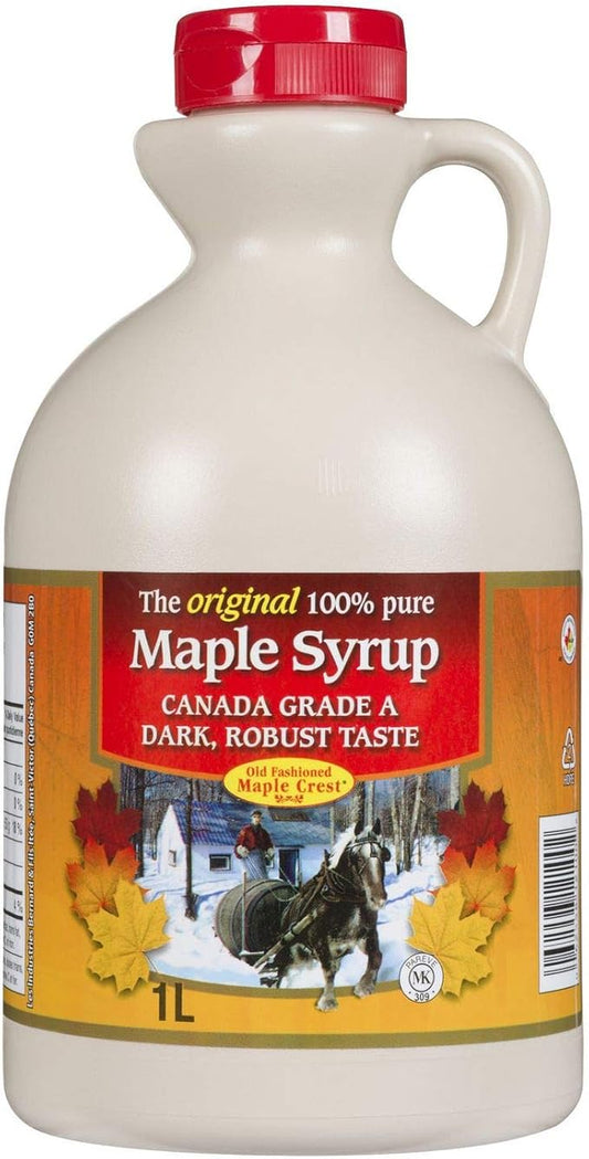 Old Fashioned Maple Crest Maple Syrup 1 Liter