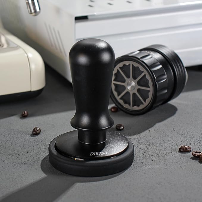 Tamper Mat, Mini Silicone Countertop Espresso Tamping Mat, Cup Mat, Barista Tools, Espresso Accessories, Round, Black
