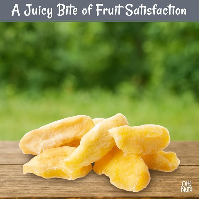 Oh! Nuts Juicy Dried Apple Slices - Sweetened Dehydrated Apple Slices - 1 lb Bulk Bag - Dried Apples for Snacking & Baking - Packed Fresh for Flavor