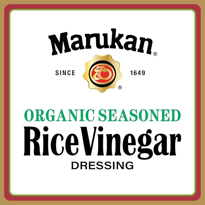 Marukan Organic Seasoned Rice Vinegar for Sushi & Cooking, USDA Organic, Marukan Rice Vinegar (24 fl oz)