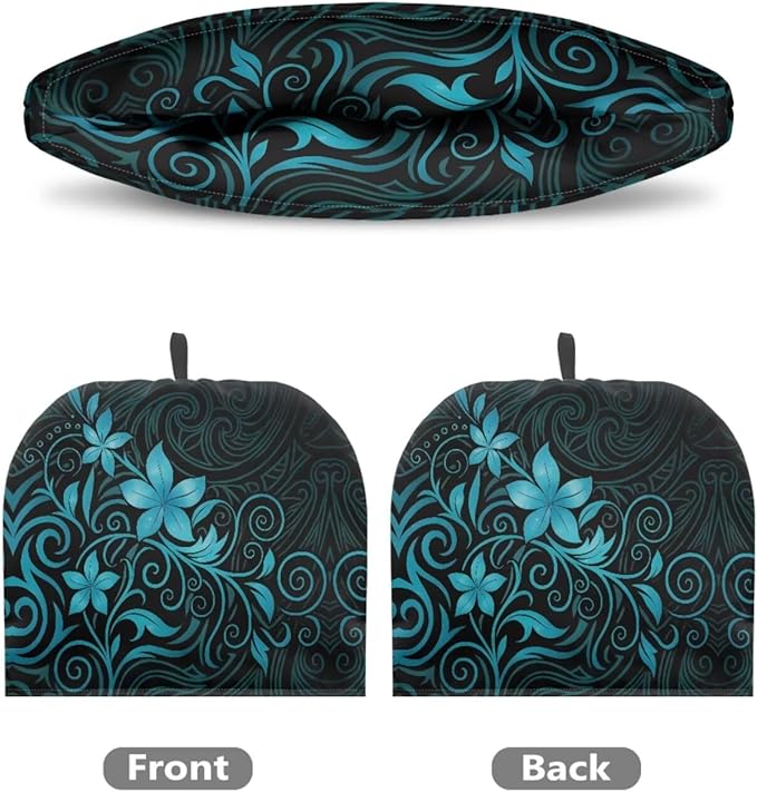 Polynesian Print Large Tea Cozy for Teapot Extra Thick Tea Pot Cover Home Kitchen Decoration Insulated Teapot Cozy Dust Kitchen Accessories for Home Daily